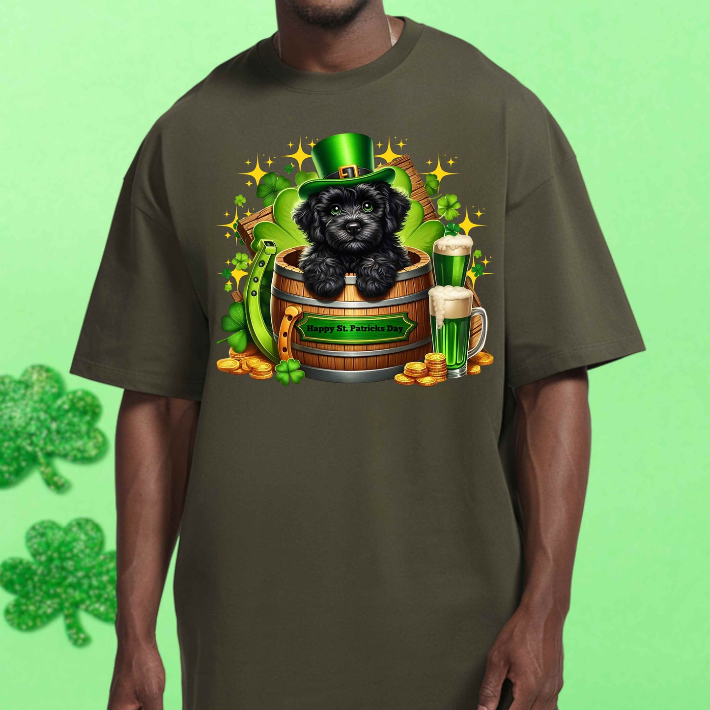 Lucky Dog - Heavy Cotton | St. Patrick's Day T-Shirt